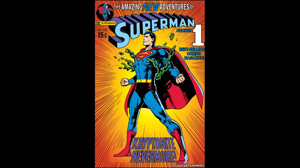 Superman comic book cover