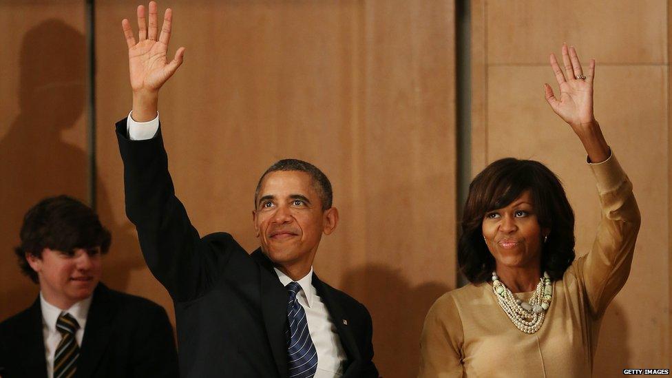 President Barack Obama and Michelle Obama