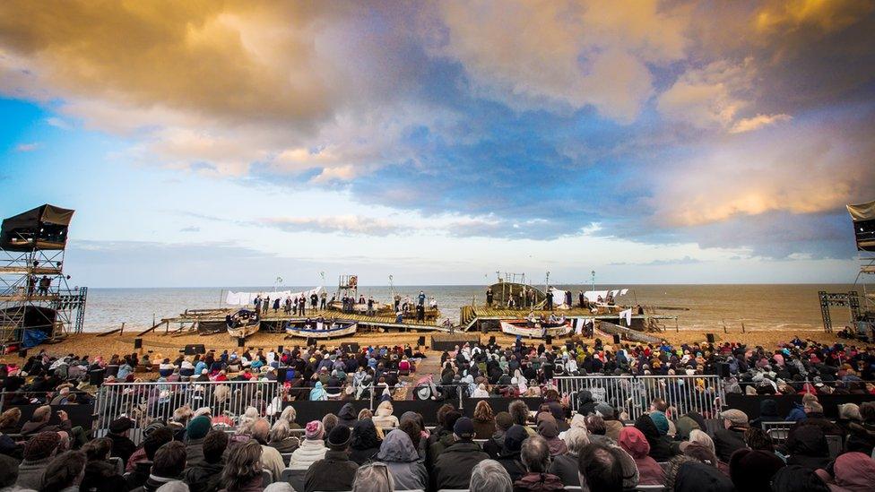 Peter Grimes, Aldeburgh beach