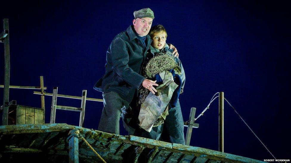 Peter Grimes, Aldeburgh beach