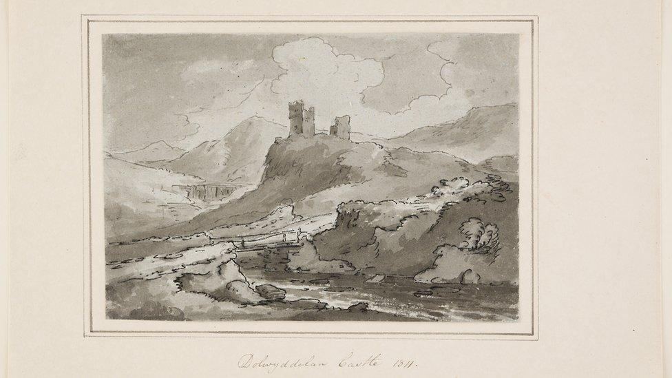 Dolwyddelan Castle by WG Jennings