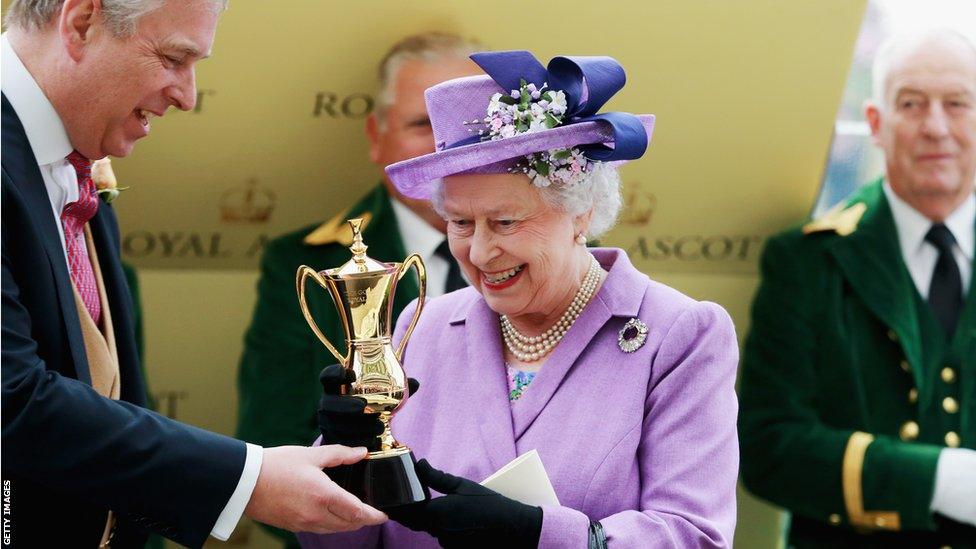 Prince Andrew and The Queen