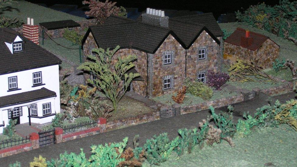 Magor model village cottages