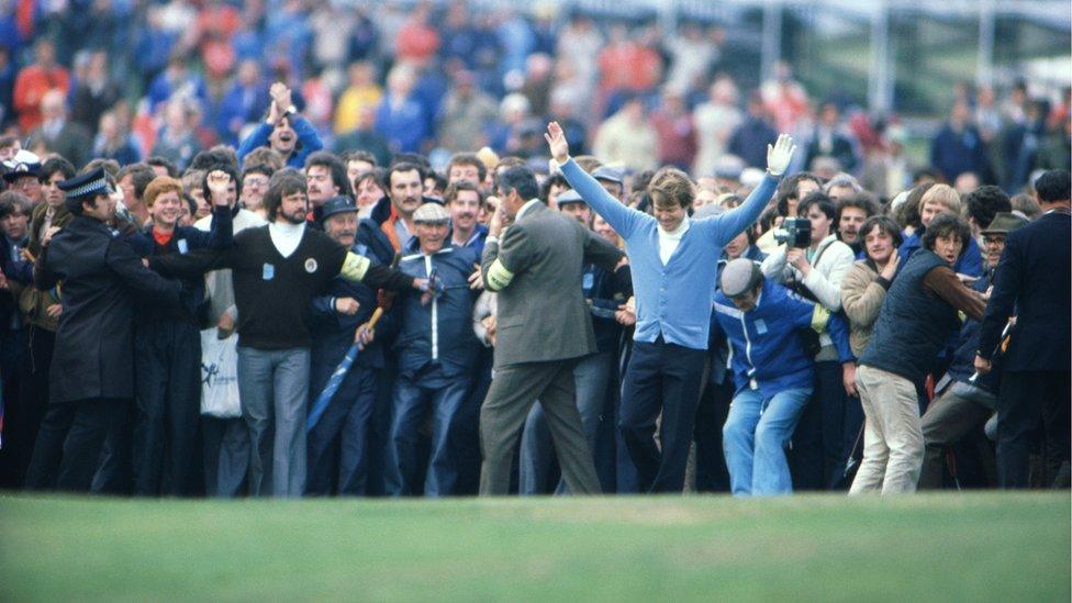 Tom Watson wins at Muirfield in 1980