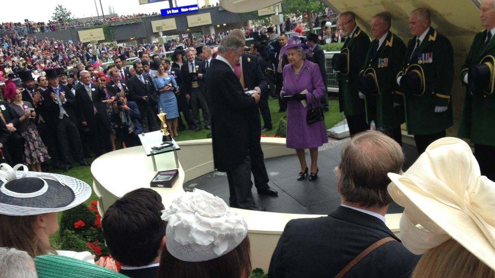 The Queen at Royal Ascot