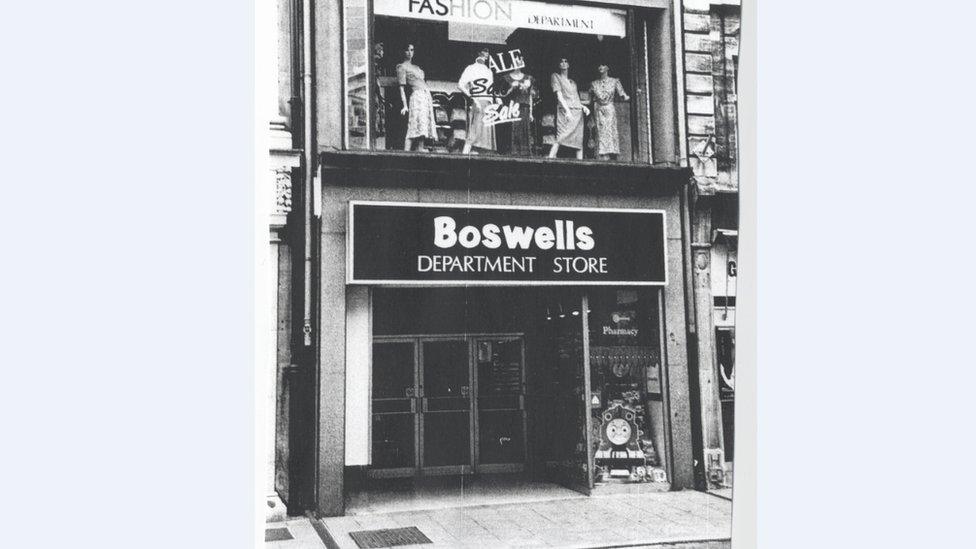 The shop front in 1975