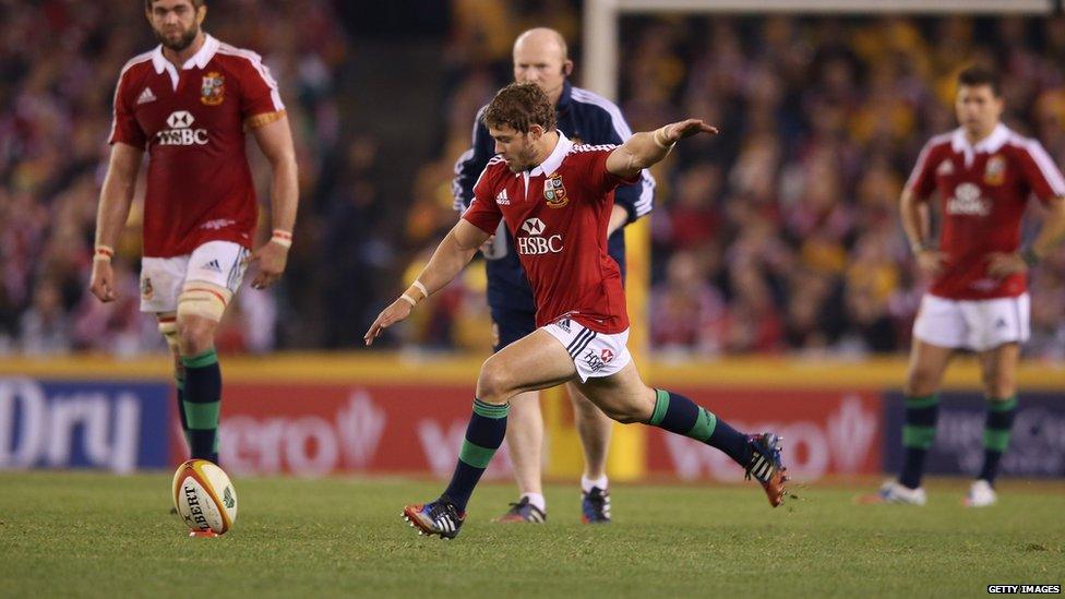 Australia v British Lions second Test Leigh Halfpenny