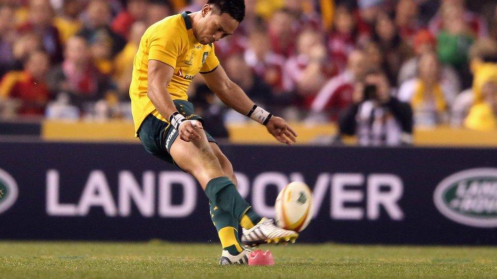 Australia v British Lions second Test Christian Leali'ifano