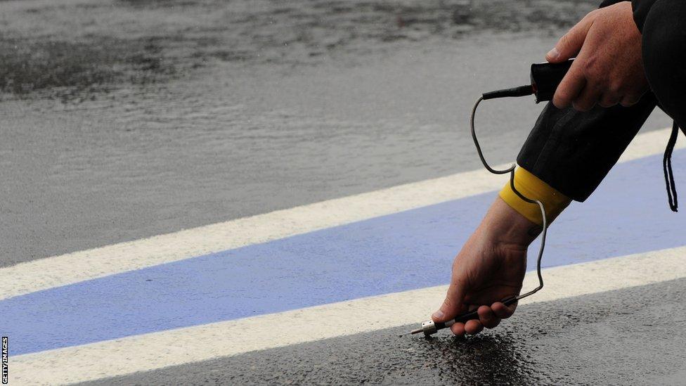 British Grand Prix tyre technician