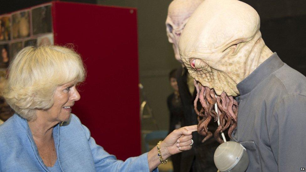 The Duchess of Cornwall meets an Ood