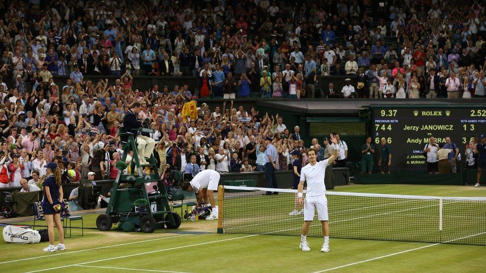 Murray reaches second Wimbledon final