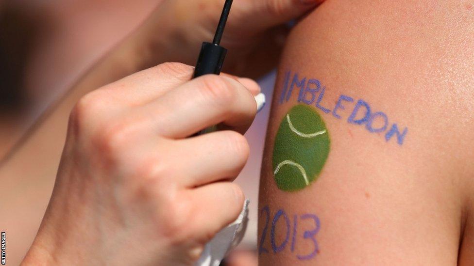 Wimbledon tattoo