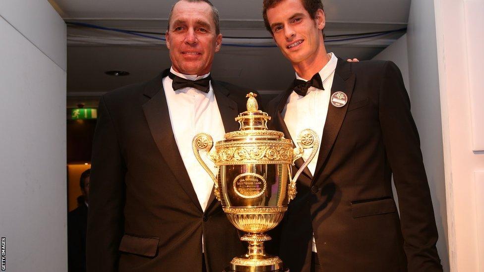 Andy Murray with Ivan Lendl