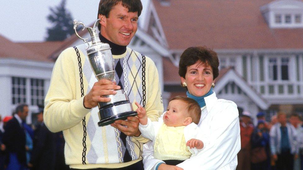 Nick Faldo wins the 1987 Open Championship