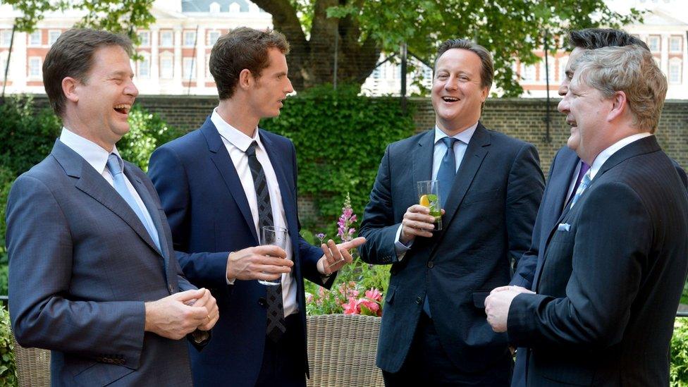 Andy Murray at Downing Street