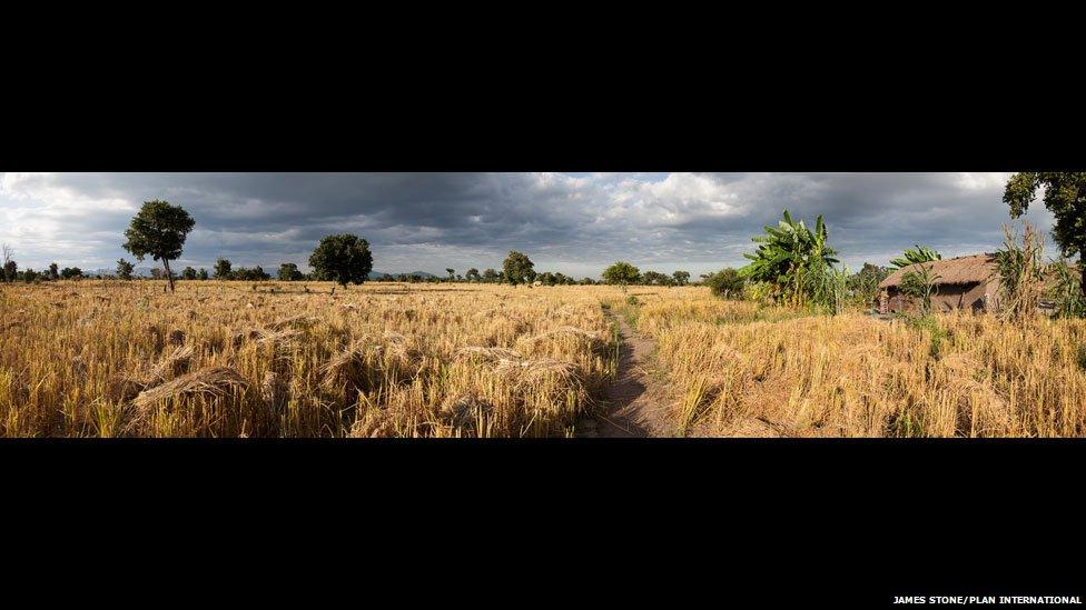 The house where the family of Tanzanian schoolgirl Sylvia lives