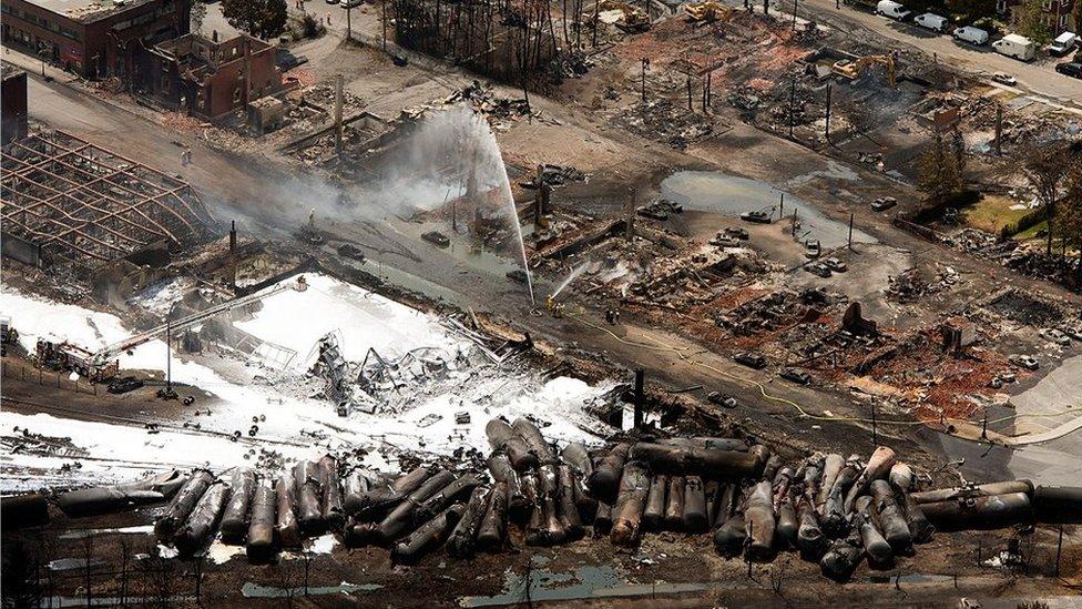 Train crash in Lac-Megantic