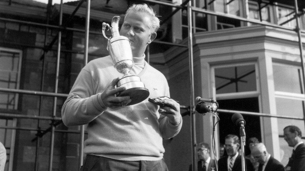 Jack Nicklaus at Muirfield in 1966