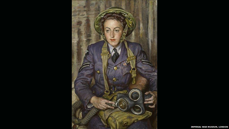 Corporal J. M. Robins, 1941, by Dame Laura Knight