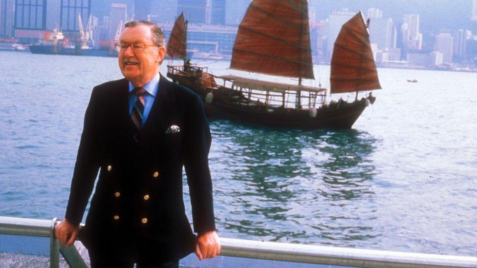 Alan Whicker in Hong Kong