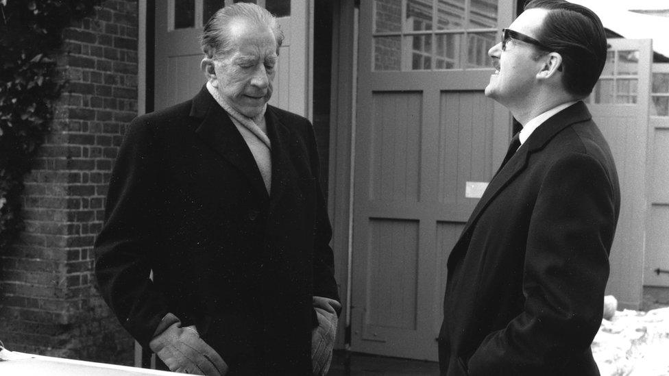 John Paul Getty with Alan Whicker