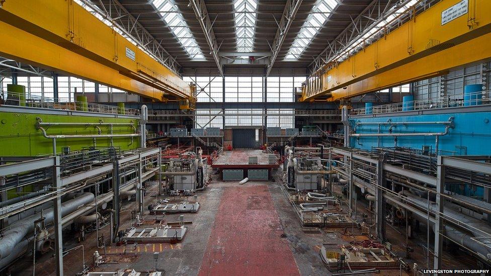 Inside Inverkip Power Station