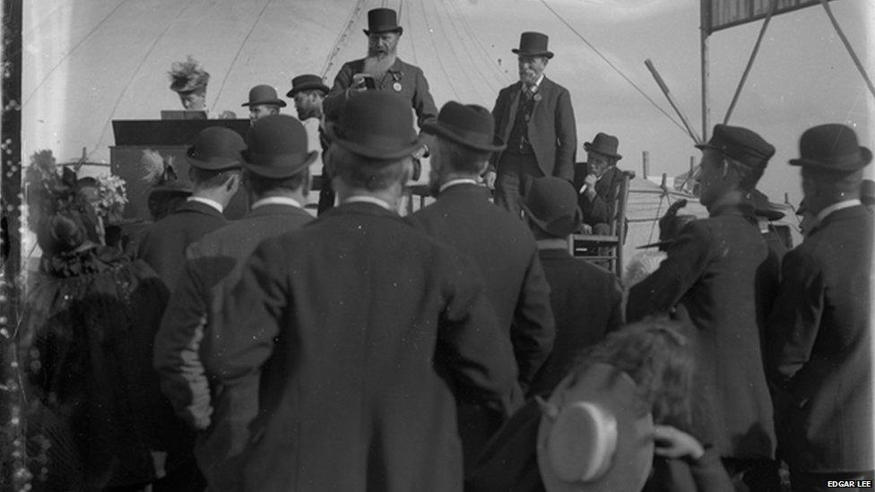 A sermon delivered at a Temperance festival, Newcastle Town Moor, Edgar Lee, c 1892