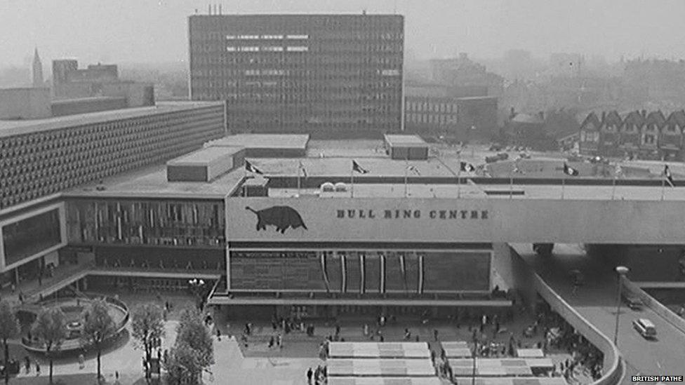 Bull Ring Centre in 1964