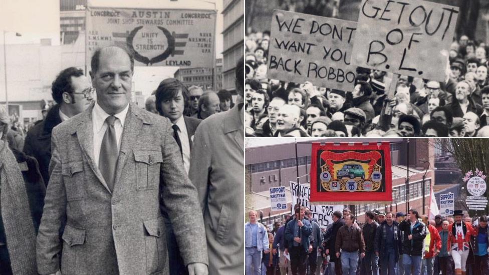 Derek "Red Robbo" Robinson and strikes at Longbridge