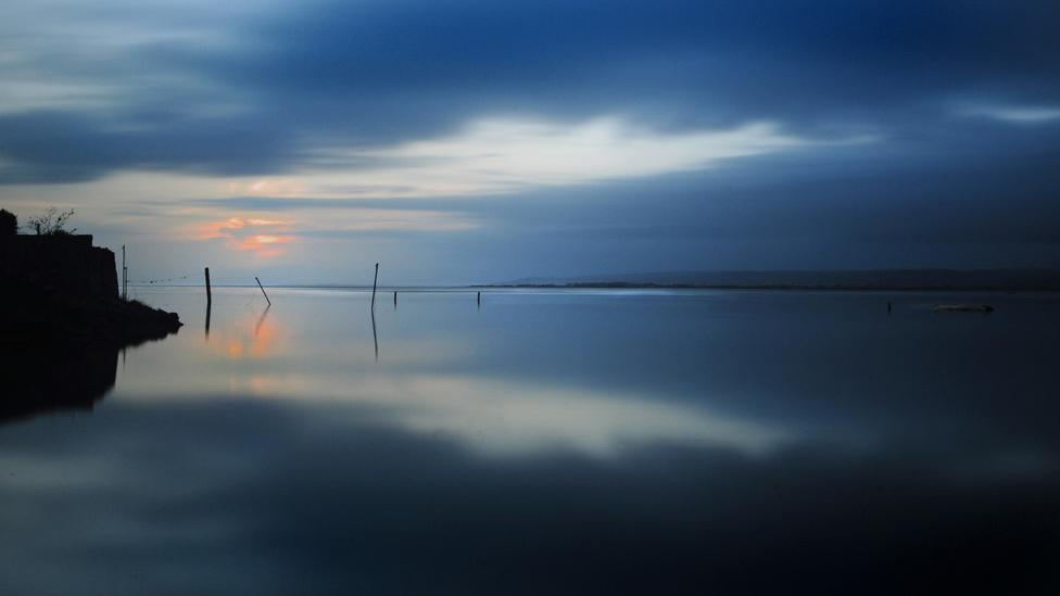 A "seascape" of Penclawdd, Gower