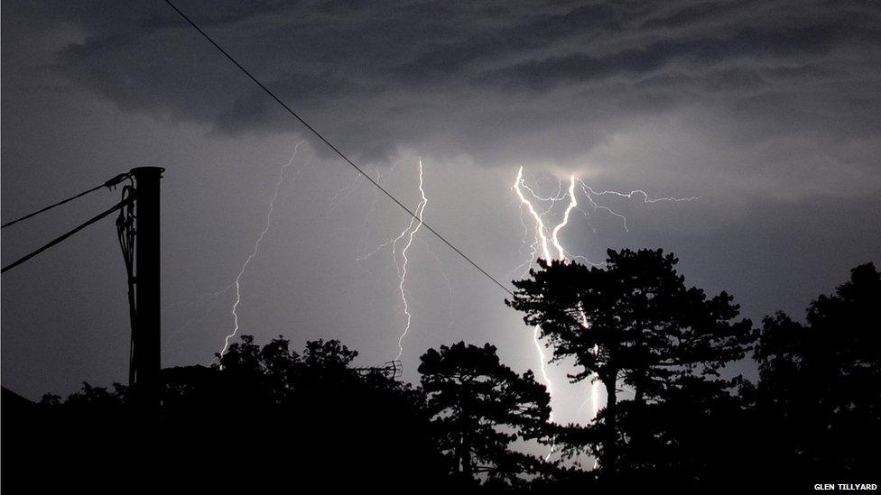 Storms hit the East Midlands