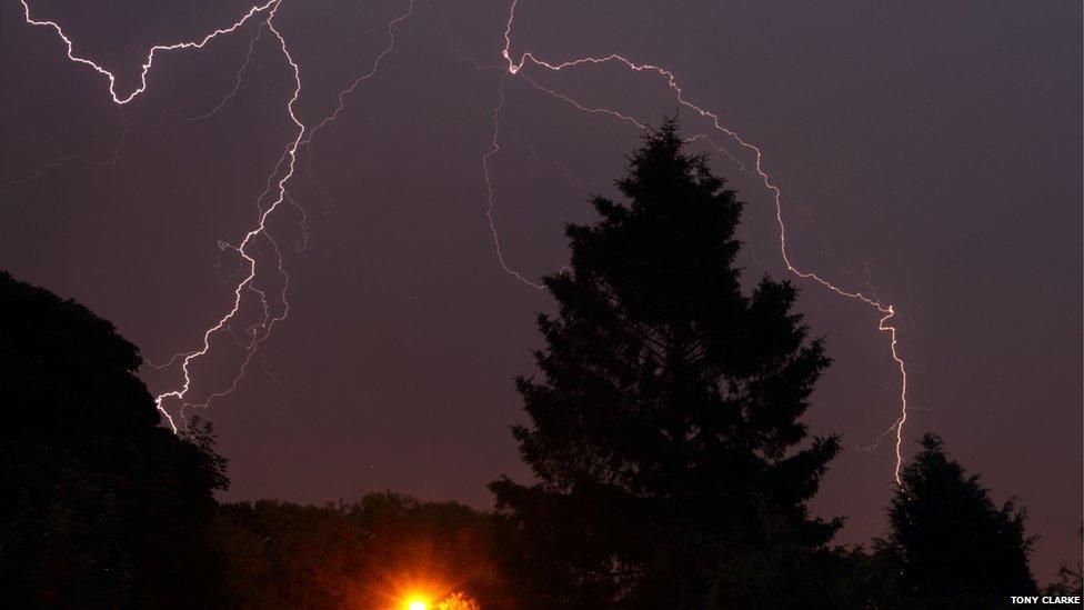 Storms hit the East Midlands