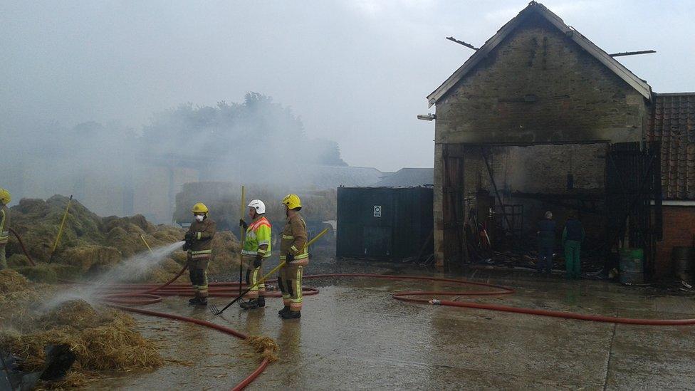 Storms hit the East Midlands