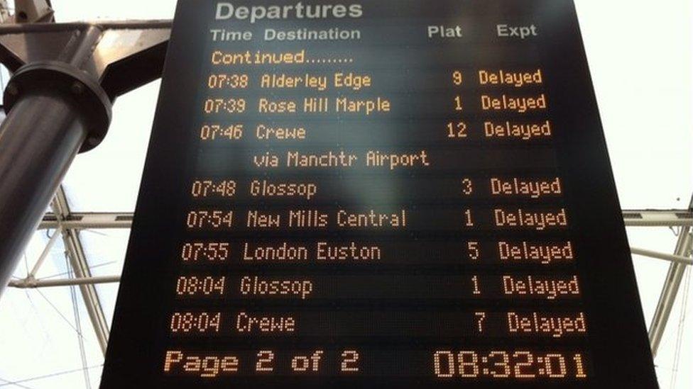 Delays at Manchester Piccadilly