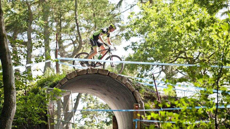 The new course at Cathkin Braes, which is free for members of the public to use, will host the Commonwealth Games mountain bike races next year