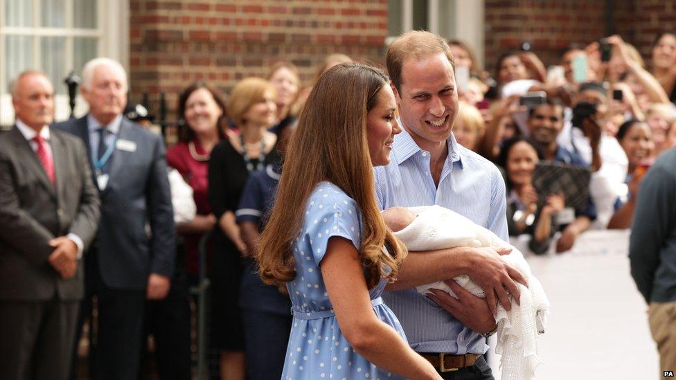 Kate and William talk to reporters