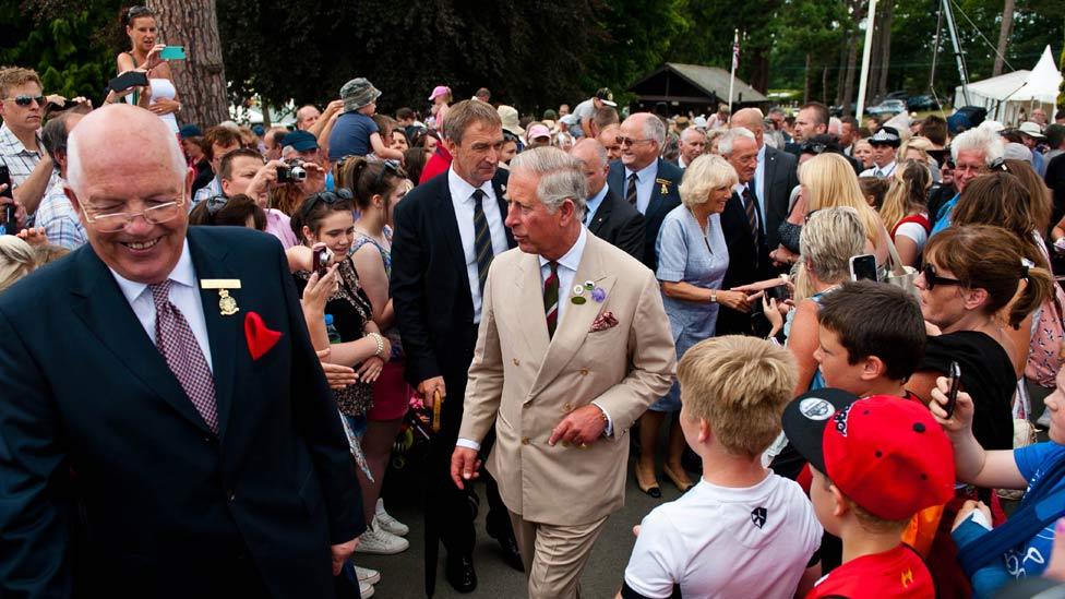 Prince Charles at the Royal Welsh Show, Builth Wells