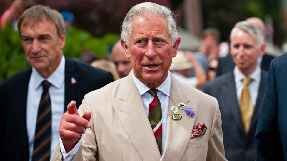 Prince Charles at the Royal Welsh Show, Builth Wells