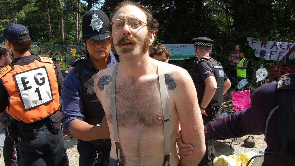 Man being arrested