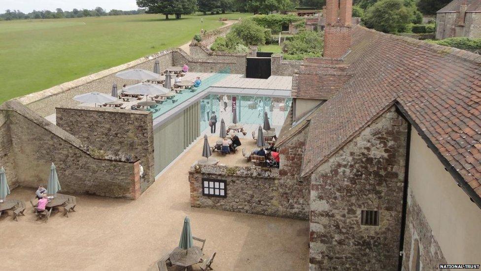 Artist's impression of Knole redevelopment work