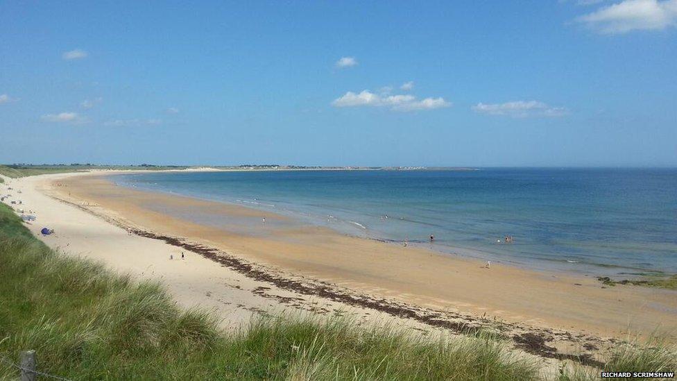 Beadnell beach