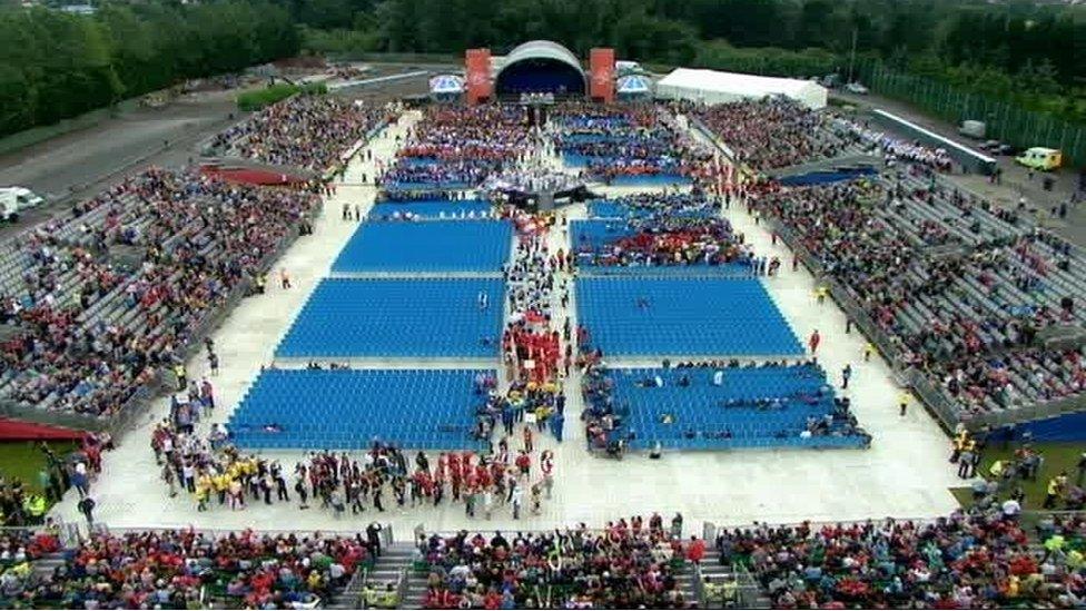 Belfast is hosting the opening ceremony of the World Police and Fire Games