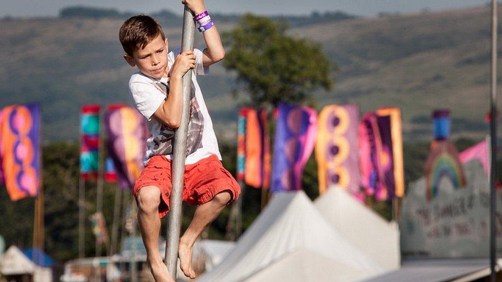 Boy at Camp Bestival