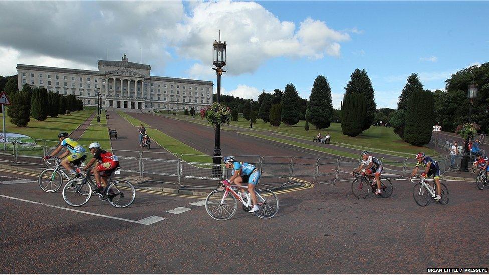 The races took in the entire estate, including the roads surrounding Parliament Buildings.