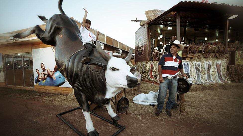 At Brazil's cowboy festival - Festa do Peao