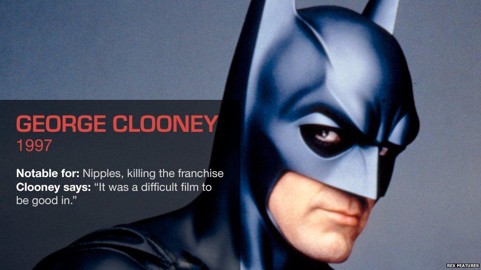 George Clooney as Batman