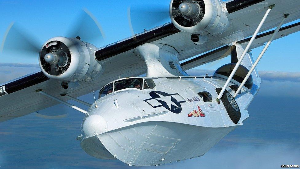 Catalina seaplane. Pic: John Dibbs