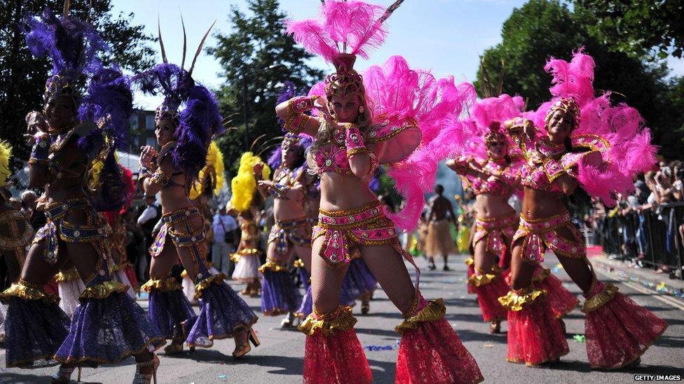 Carnival performers