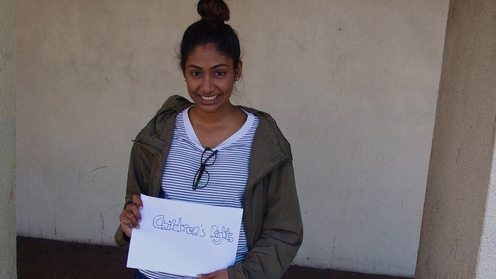 Janani Muhunthan, 23 children's rights advocate