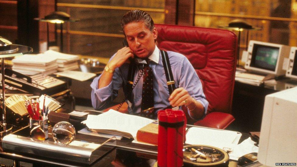 Michael Douglas in Wall Street